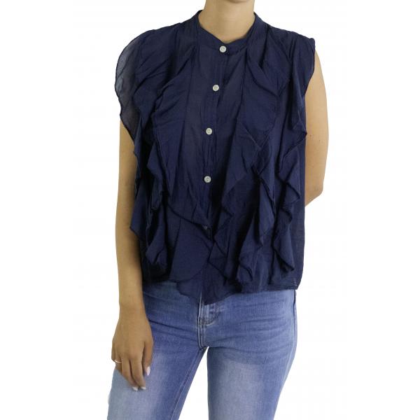 Camicia con volant 